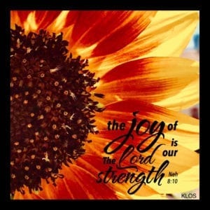 Giant Sunflower with scripture