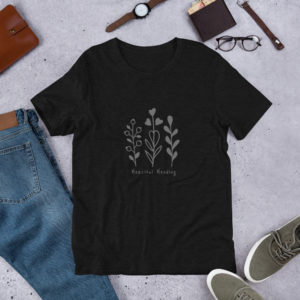 Minimalist Short-Sleeve Unisex Black-Heather T-Shirt