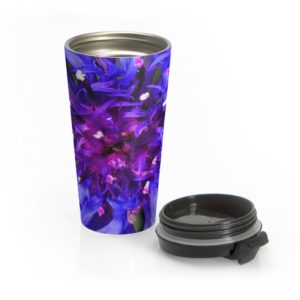 BLUE CORNFLOWER Stainless Steel Travel Mug