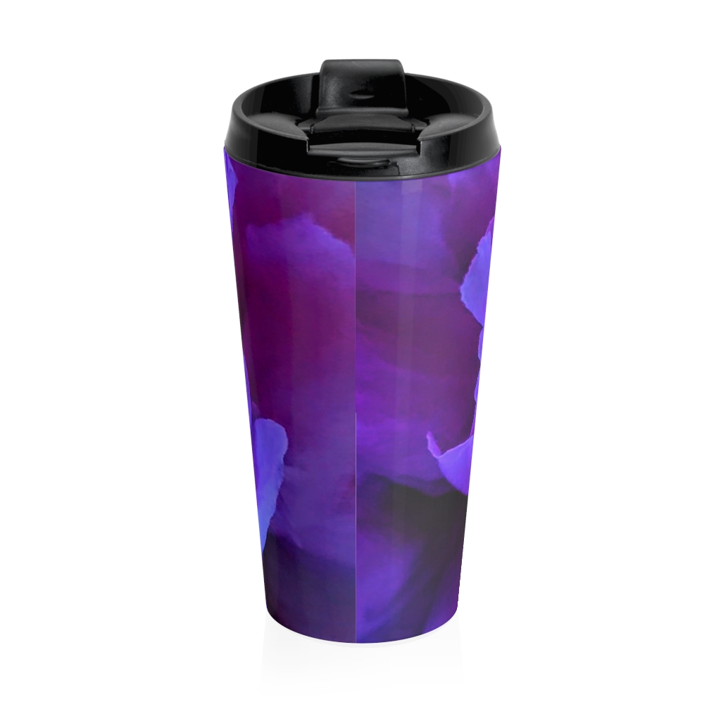 PURPLE GLADIOLUS Stainless Steel Travel Mug - Image 3