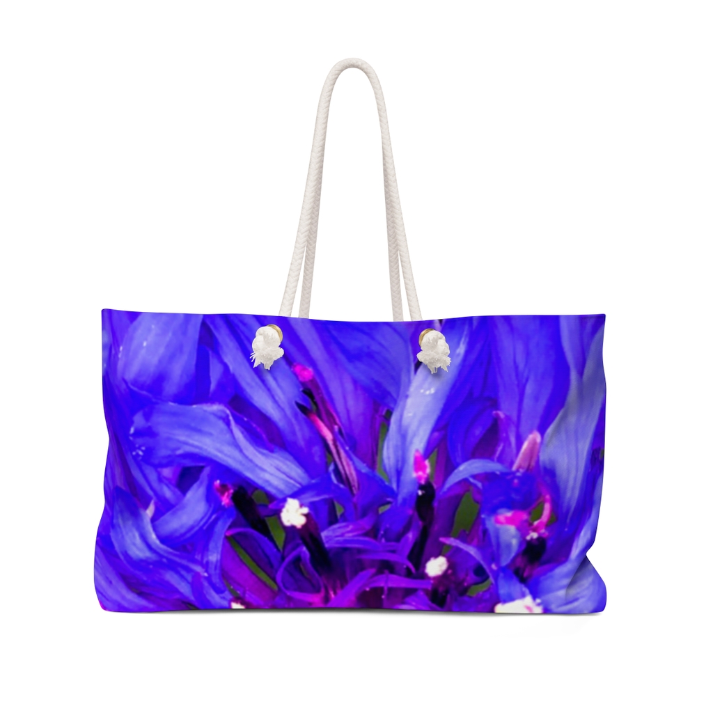 BLUE CORNFLOWER Weekender Bag - Image 2
