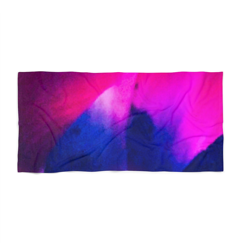 PINK TULIP Beach Towel