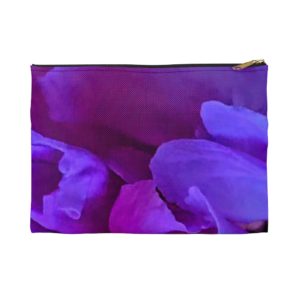 PURPLE GLADIOLUS Accessory Pouch