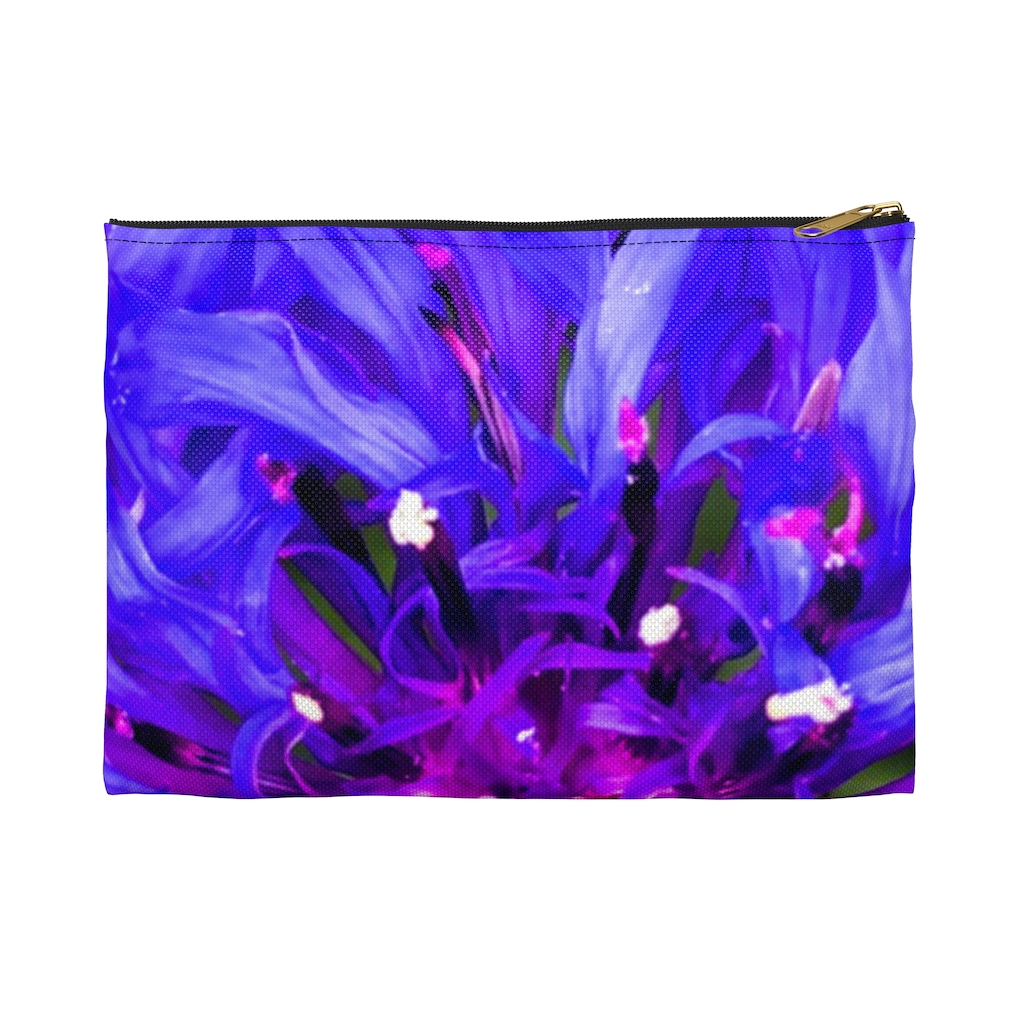 BLUE CORNFLOWER Accessory Pouch - Image 2