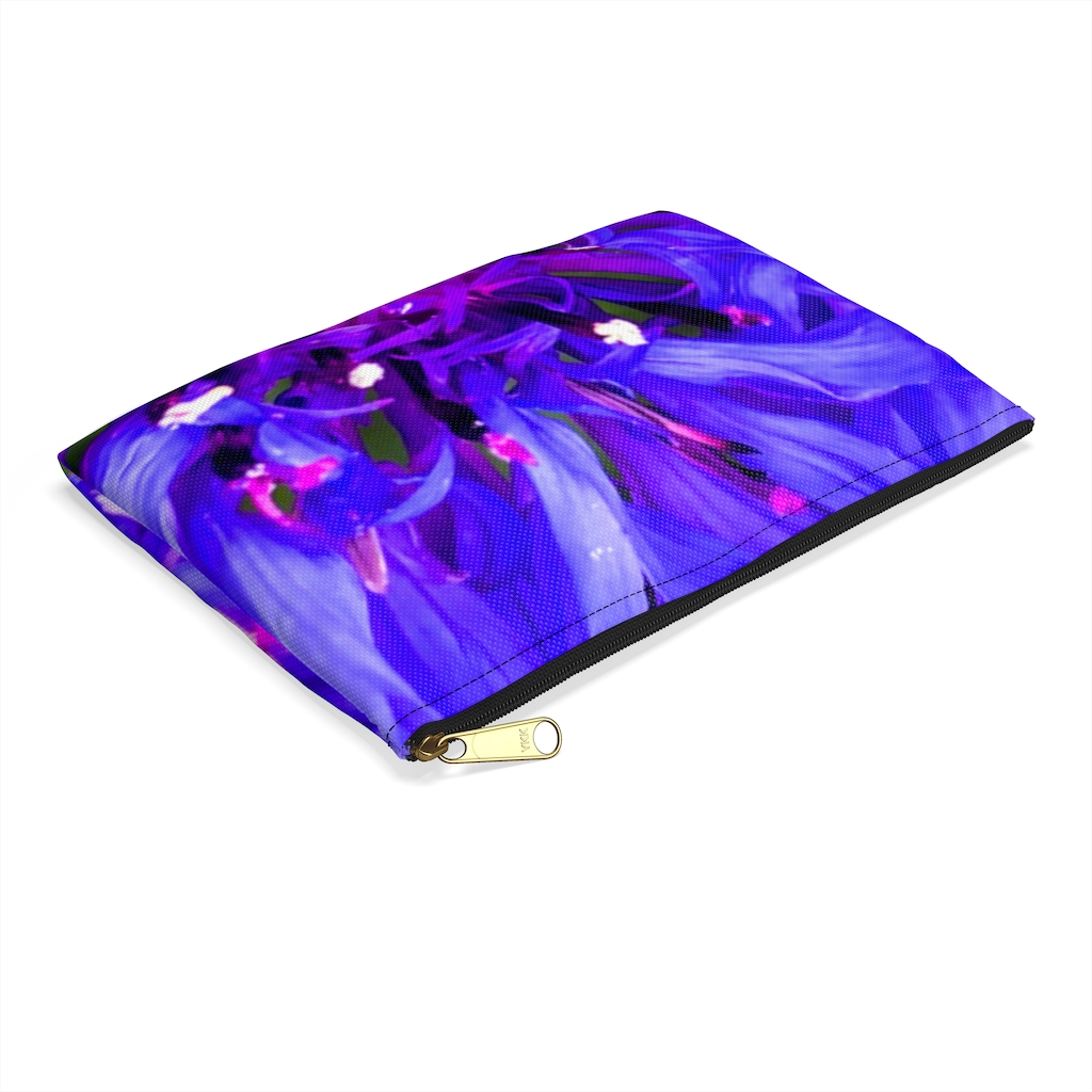 BLUE CORNFLOWER Accessory Pouch - Image 3