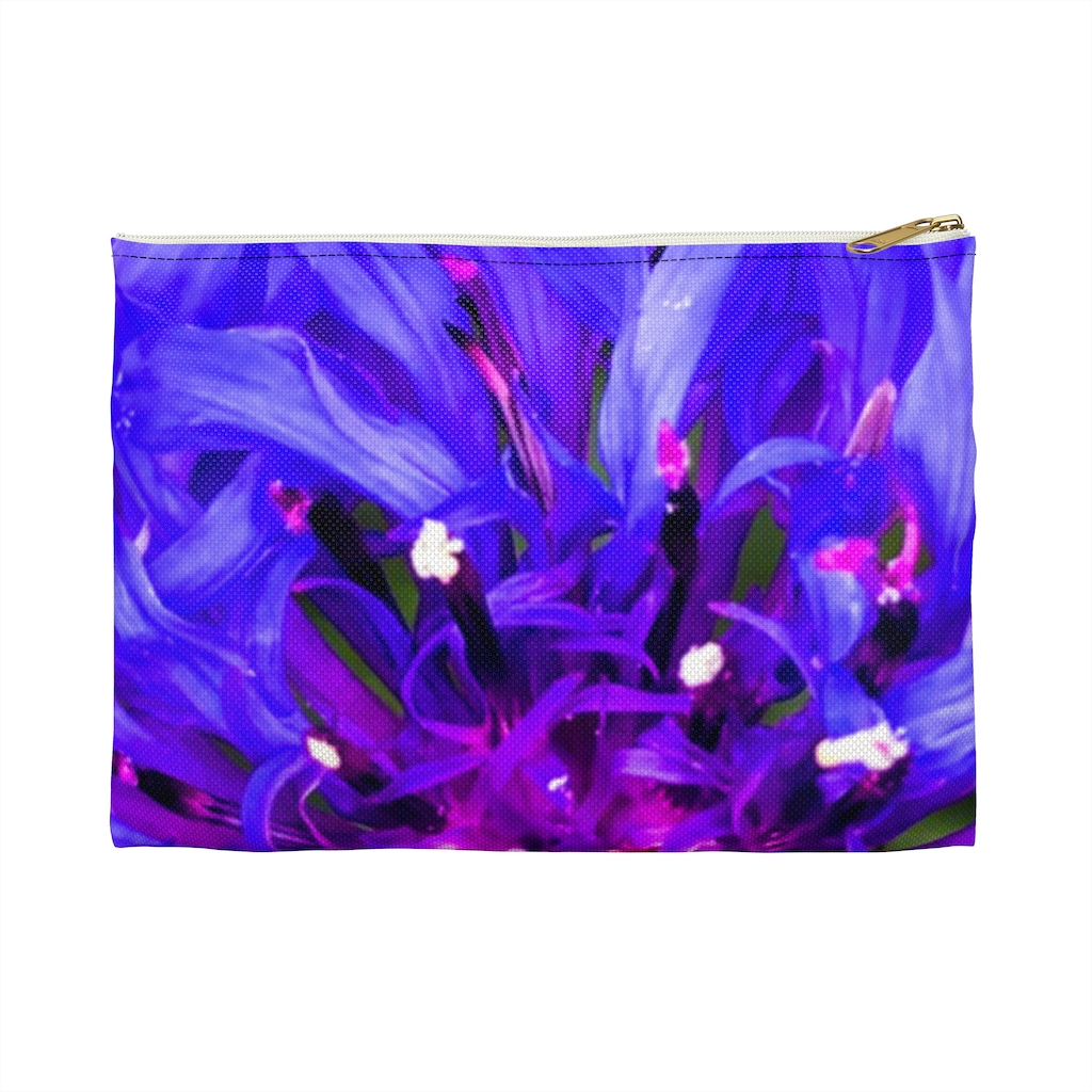 BLUE CORNFLOWER Accessory Pouch - Image 5