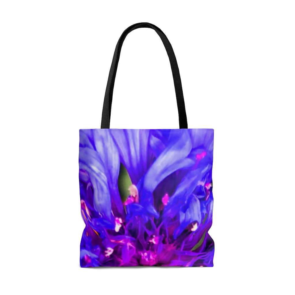 BLUE CORNFLOWER AOP Tote Bag - Image 2