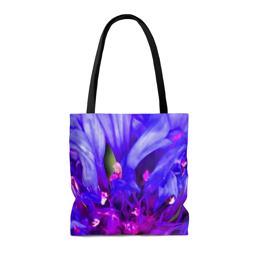 BLUE CORNFLOWER AOP Tote Bag - Image 6