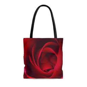 RED ROSE AOP Tote Bag