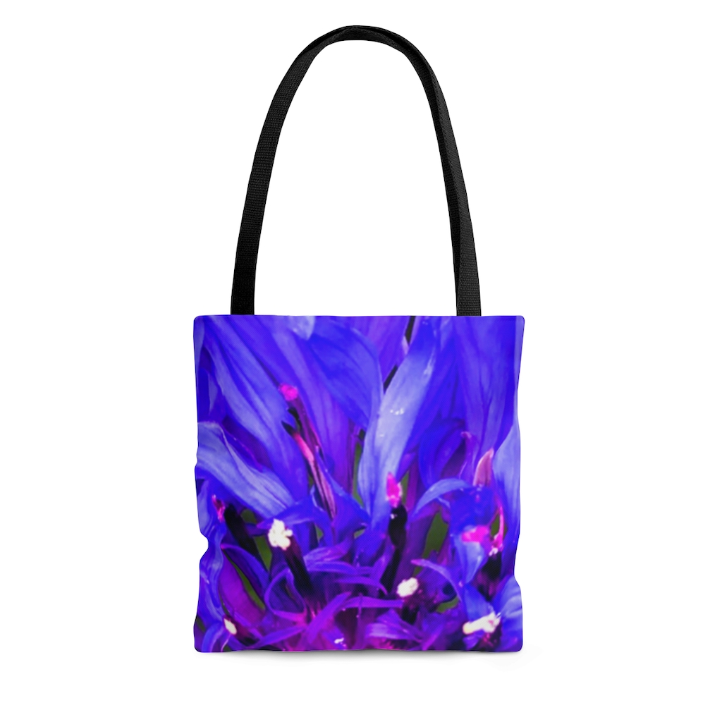 BLUE CORNFLOWER AOP Tote Bag - Image 3