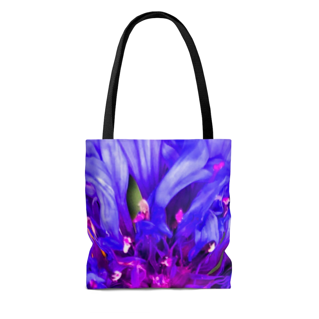 BLUE CORNFLOWER AOP Tote Bag - Image 4