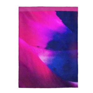PINK TULIP Velveteen Plush Blanket