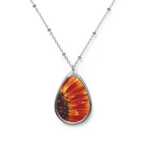 SUNFLOWER Oval Necklace