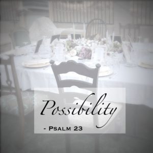TABLE PSALM 23